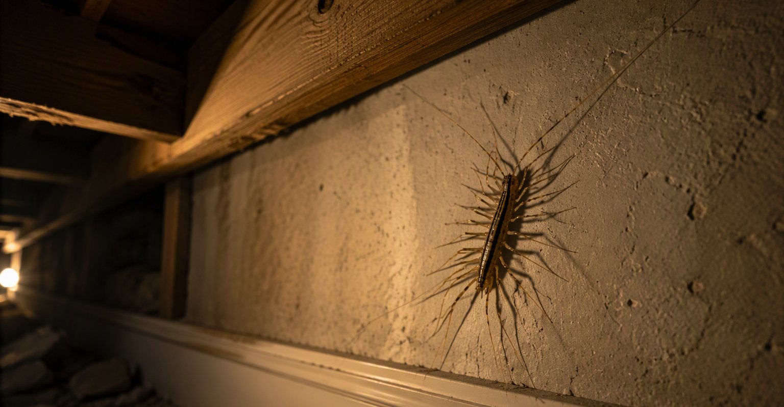 House Centipedes in Canton Basements: The Fifteen-Leg Alarm